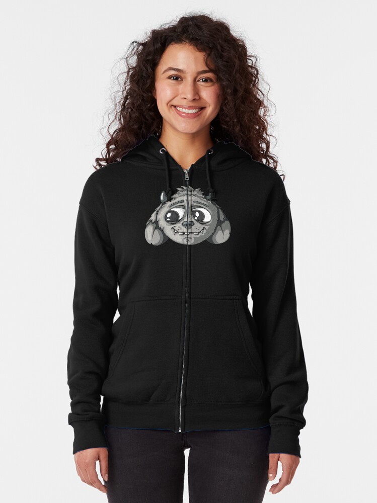 Alternate view of Shy Guy Zipped Hoodie