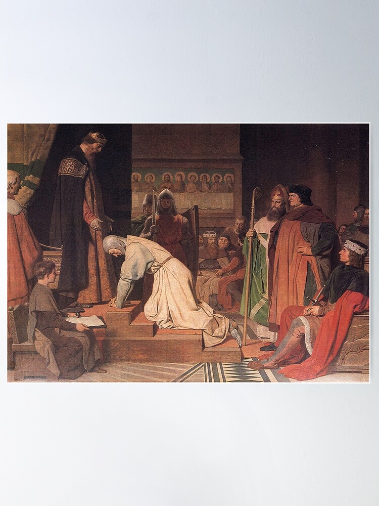 Alternate view of Henry the Lion submits to Frederick Barbarossa, 1181 Poster
