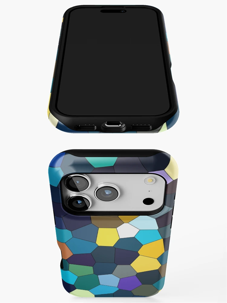 Thumbnail 3 of 4, iPhone Case, Fancy Colorful Pattern designed and sold by MagicSpread.