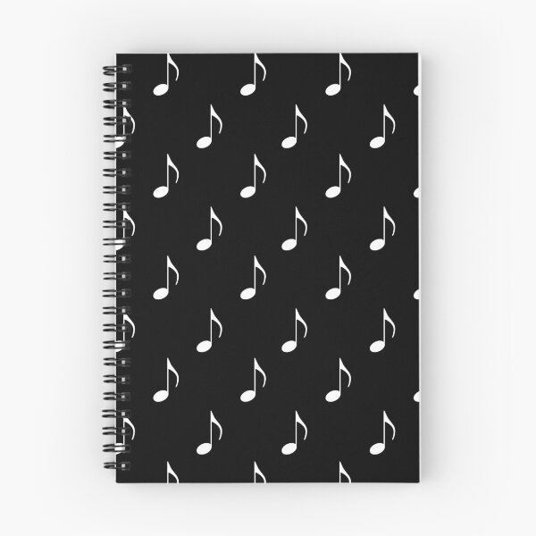 Item preview, White Notes Pattern designed and sold by Contour Art.