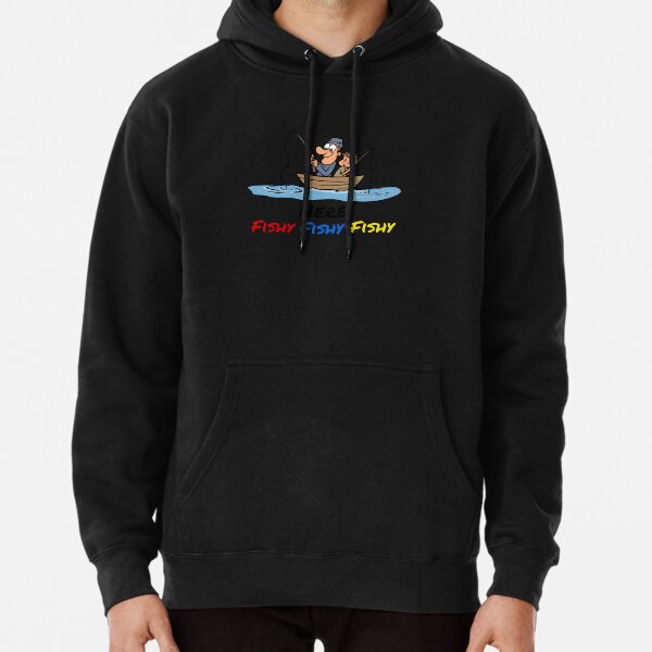  Stress is caused by not fishing enough Hunting Fishing Pullover  Hoodie : Clothing, Shoes & Jewelry