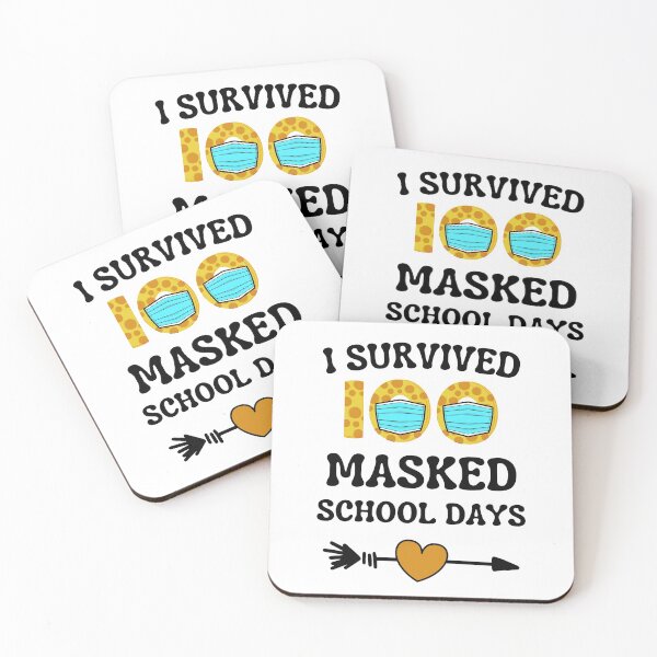 Item preview, I Survived 100 Masked School Days Funny 100th Day Of School designed and sold by YourgiftShop.
