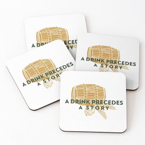 Item preview, A Drink Precedes A Story designed and sold by retro87tee.