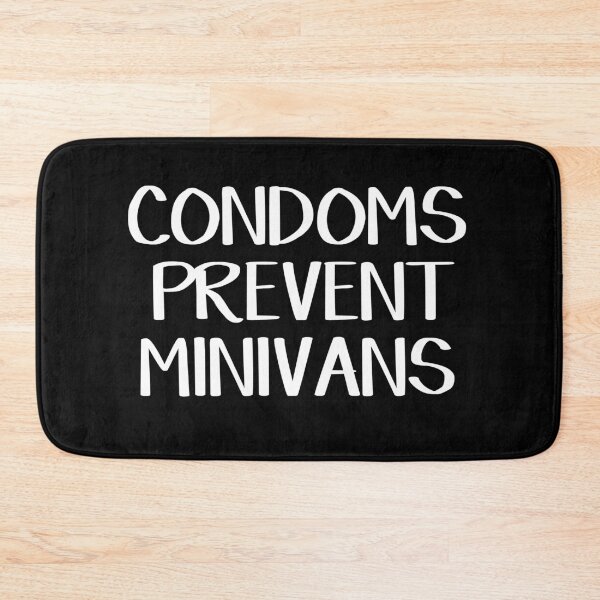 Item preview, Condoms prevent minivans designed and sold by allthetees.