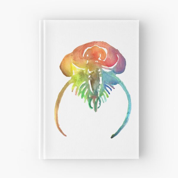 Item preview, Watercolor Fossil Trilobite III in Rainbow designed and sold by VivtheFish.