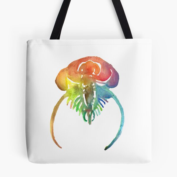 Item preview, Watercolor Fossil Trilobite III in Rainbow designed and sold by VivtheFish.