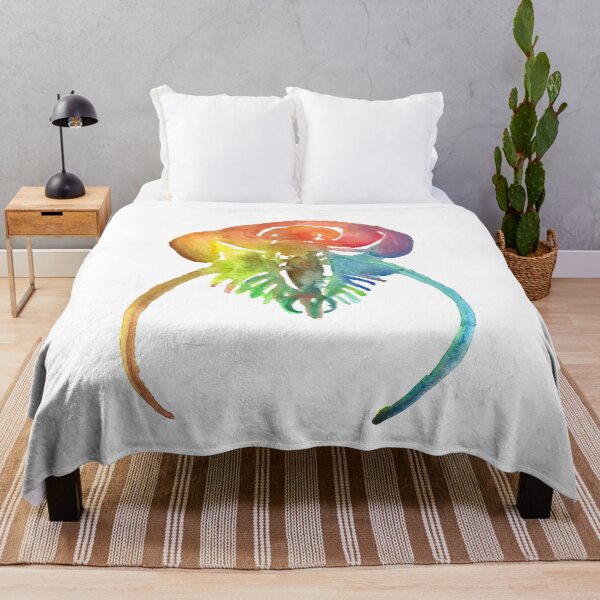 Item preview, Watercolor Fossil Trilobite III in Rainbow designed and sold by VivtheFish.