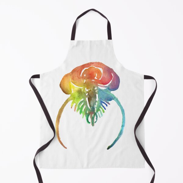 Item preview, Watercolor Fossil Trilobite III in Rainbow designed and sold by VivtheFish.