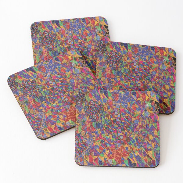 Item preview, Geometric colorful universe art designed and sold by Delqabel.