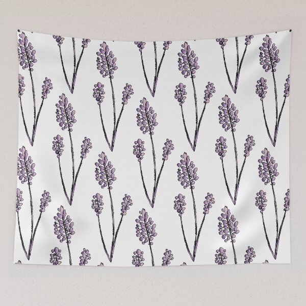 Item preview, handrawn wildflower designed and sold by Doucheka.