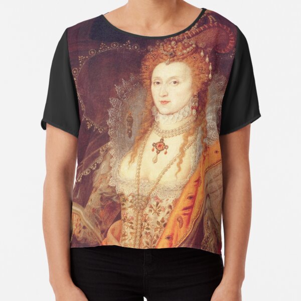 Elizabeth I Portrait Chiffon Top