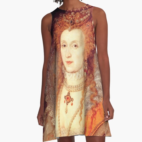 Elizabeth I Portrait A-Line Dress