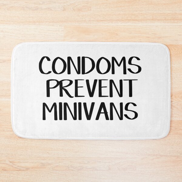 Item preview, Condoms prevent minivans designed and sold by allthetees.
