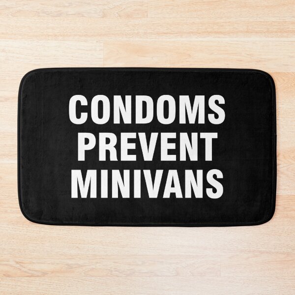 Item preview, Condoms prevent minivans designed and sold by allthetees.
