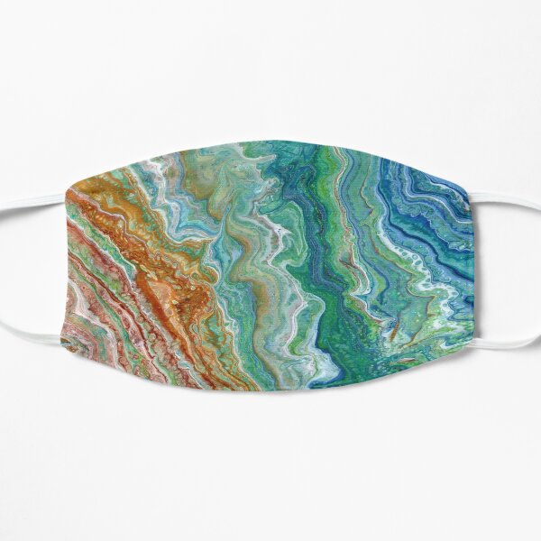 Abstract Seascape Flat Mask