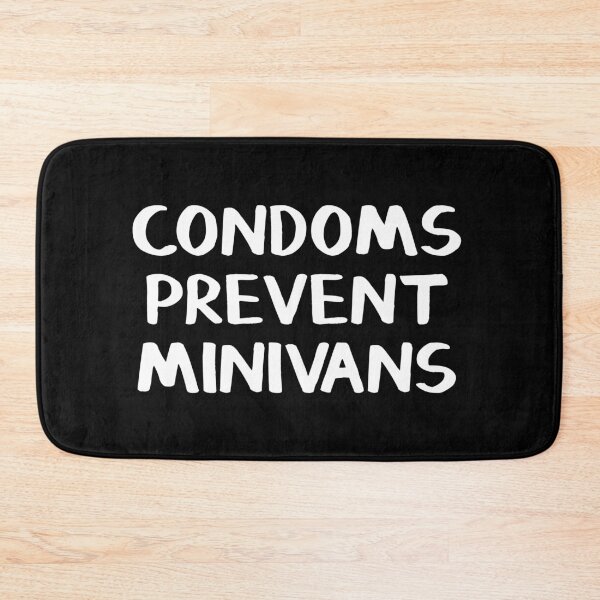Item preview, Condoms prevent minivans designed and sold by allthetees.