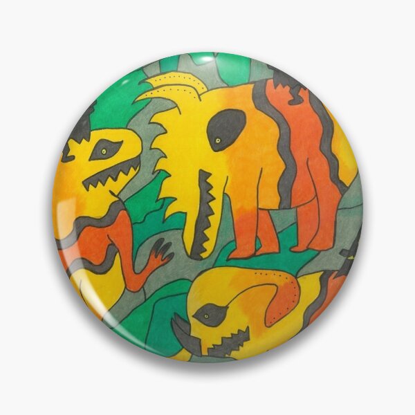 Item preview, Jungle Monsters (drawing) designed and sold by Alba Szymanski.