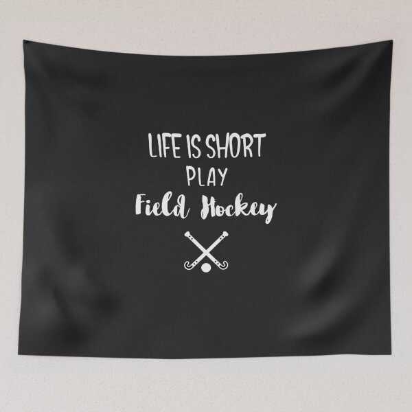 Aperçu de l'œuvre Hockey sur gazon Life Is Short Play créée et vendue par EricJP.