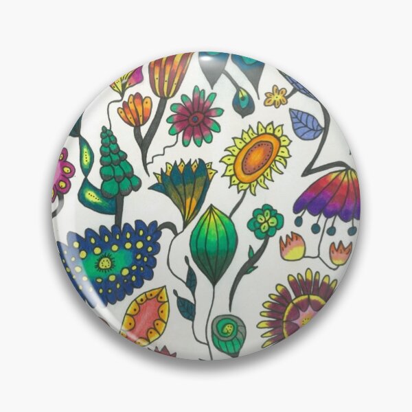 Item preview, Summer Flowers (drawing) designed and sold by Alba Szymanski.