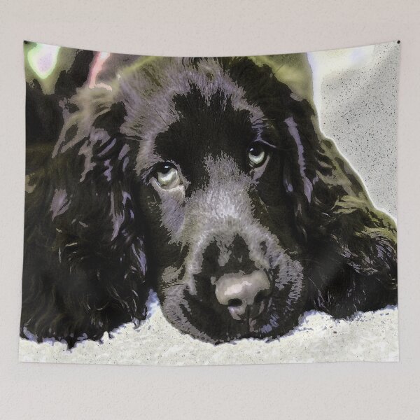 Item preview, Sprocker spaniel sleeping  designed and sold by dreamofdenim.