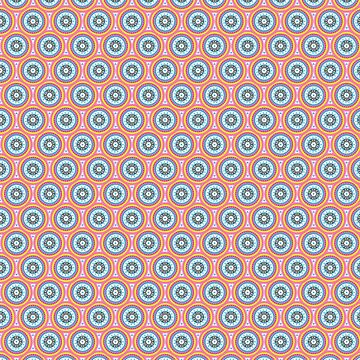 Artwork thumbnail, Hand-Drawn Geometric Pattern in a mosaic ornament concept by vectormarketnet