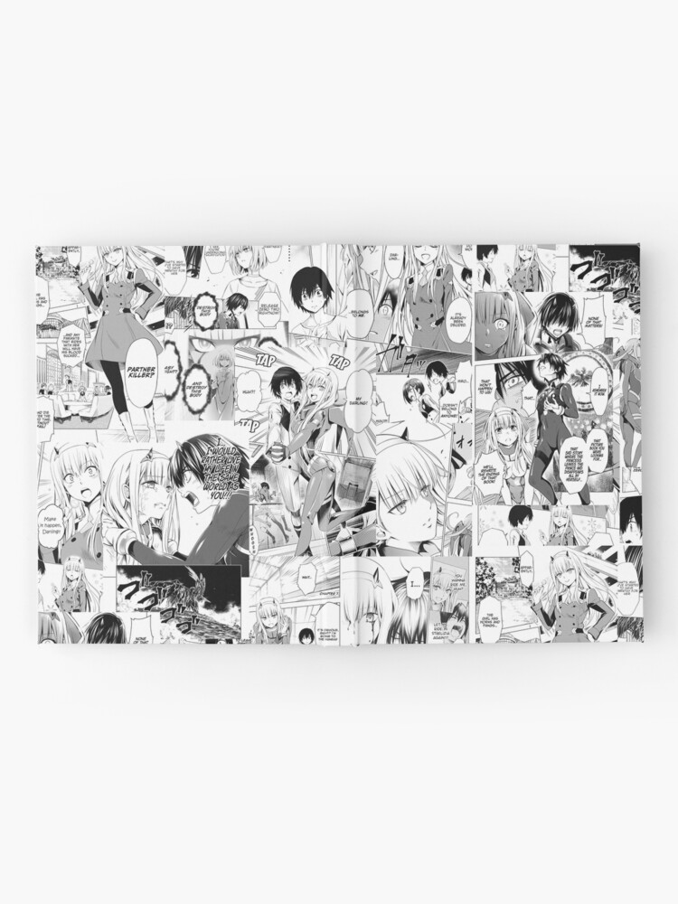 Darling In The Franxx Manga collage  Hardcover Journal for Sale by  mafesodre