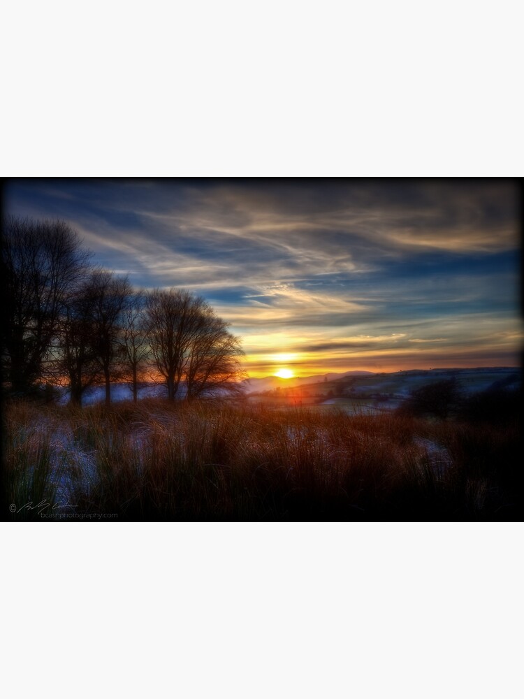 Winter sunset by bcash