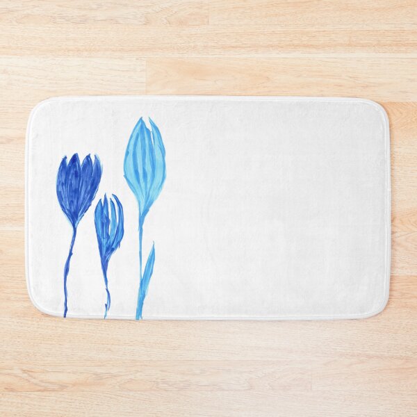 Item preview, Blue flowers designed and sold by kifaya.