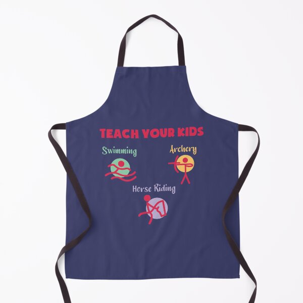 Item preview, Teach your kids Swimming, Archery, and Horse Riding, Awesome gift for sports activités lovers!  designed and sold by abdelhak2005.