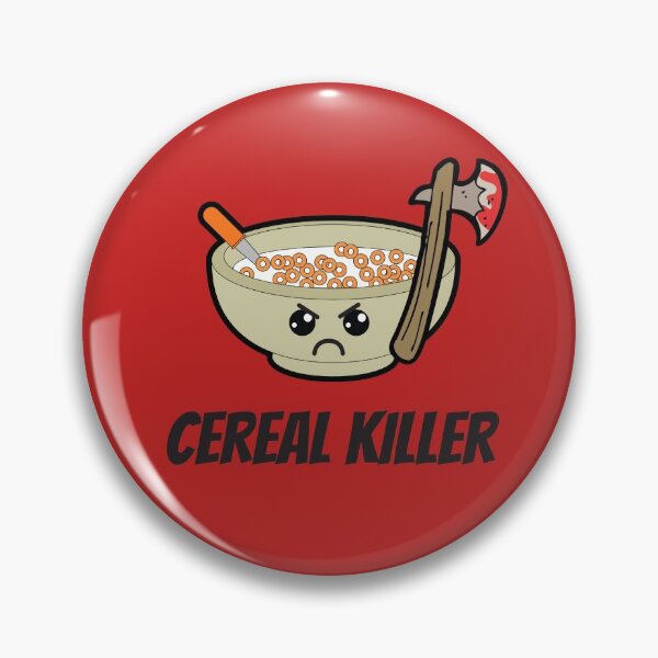 Item preview, Cereal Killer, Serial Killer Food Pun designed and sold by GoodMoodFood.