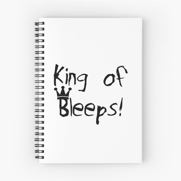 Item preview, Funny Sarcasm King of Bleeps designed and sold by peacockcards.