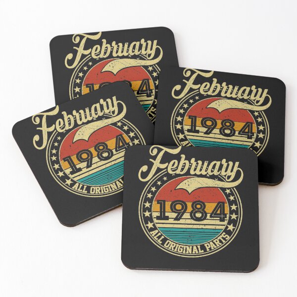 Item preview, Vintage February 1984 All Original Parts Born in February 1984 37th Birthday Gift 37 Years Old designed and sold by MN-Shop0123.