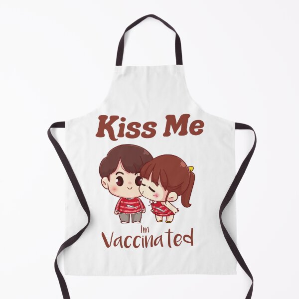 Item preview, kiss me I'm vaccinated. valentine gift designed and sold by DANT-shirts.