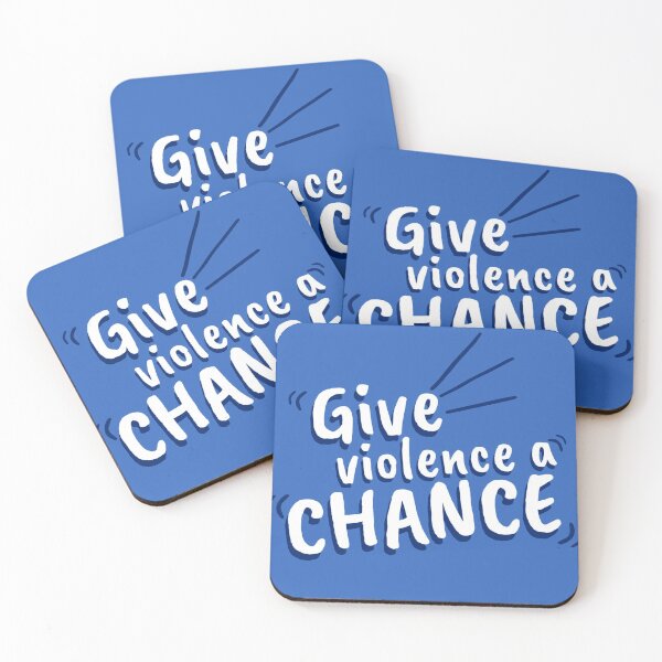 Item preview, Give Violence A Chance designed and sold by mewsis.