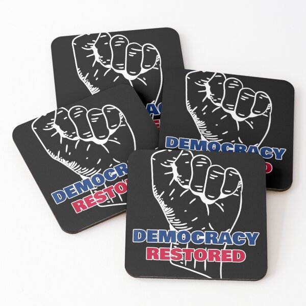 Item preview, President Biden Harris Inauguration 2021Democracy Restored 19 designed and sold by Alexanderhishop.