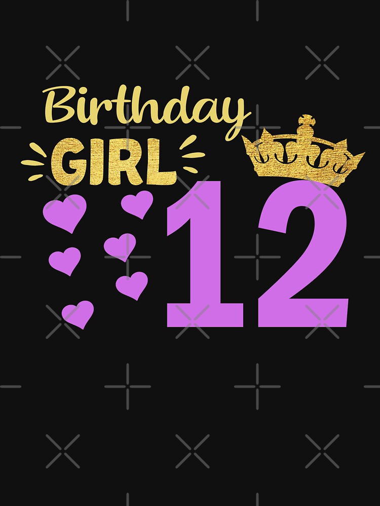 12th Cumpleaños Niña 12 Años Princesa Niños Jersey Sudadera