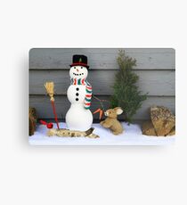 Seasons Greeting Decoration Metal Print