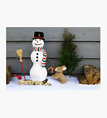 Seasons Greeting Decoration Photographic Print