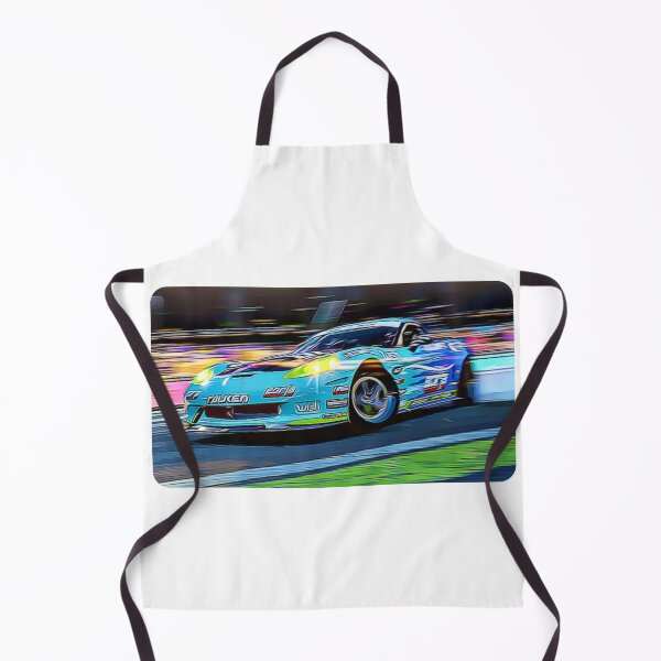 Item preview, Corvette C7 Drift Cartoon Drawing Action Print designed and sold by Auto-Prints.