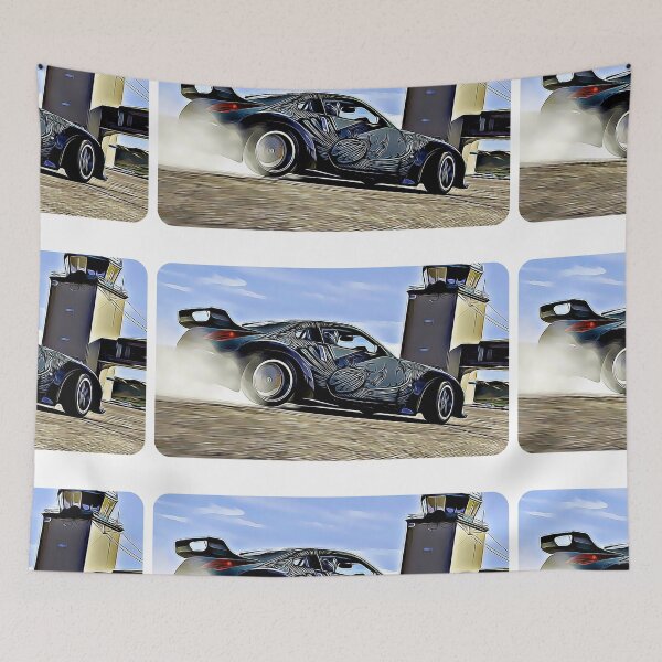 Item preview, 350z Custom Drift Cartoon Drawing Action Print designed and sold by Auto-Prints.