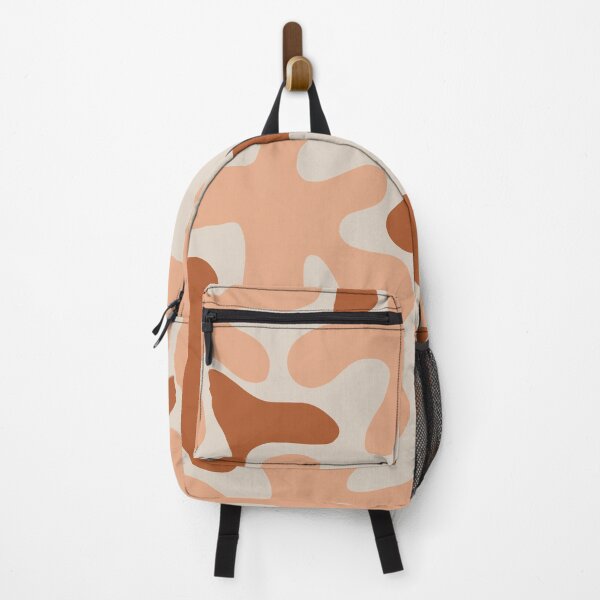 Item preview, Clay Time Abstract Pattern in Rust, Blush Salmon, and Taupe designed and sold by kierkegaard.