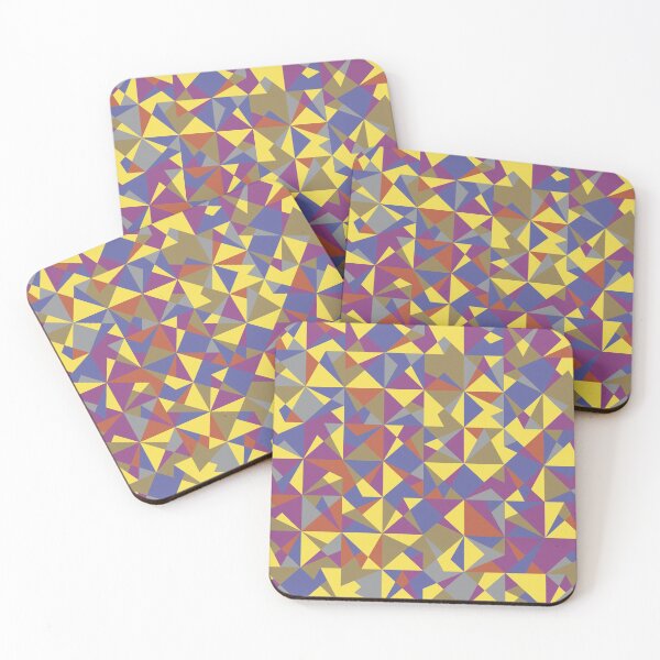 Item preview, Abstract pattern with geometric tiles in multicolor palette variation designed and sold by acidmit.