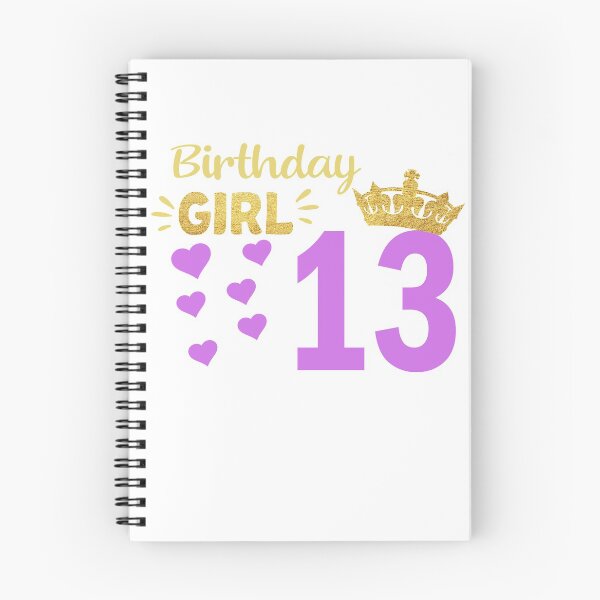 Item preview, Happy Birthday Girly 13th Princess Pink with Crown 13 years old  designed and sold by binly123.