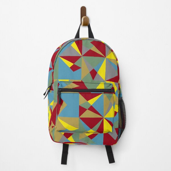 Item preview, Geometric tiles in abstract mosaic in multicolor palette variation designed and sold by acidmit.