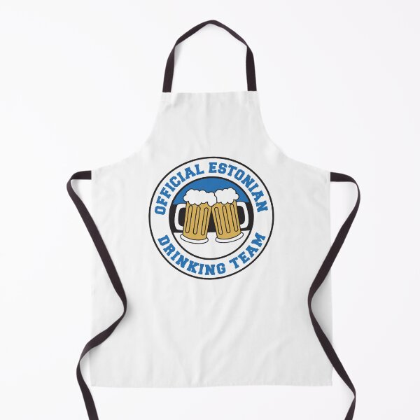 Item preview, Official Estonian Drinking Team Featuring Flag Of Estonia And Beers designed and sold by jaycartoonist.