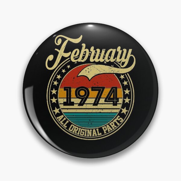Item preview, Vintage February 1974 All Original Parts Born in February 1974 47th Birthday Gift 47 Years Old designed and sold by MN-Shop0123.