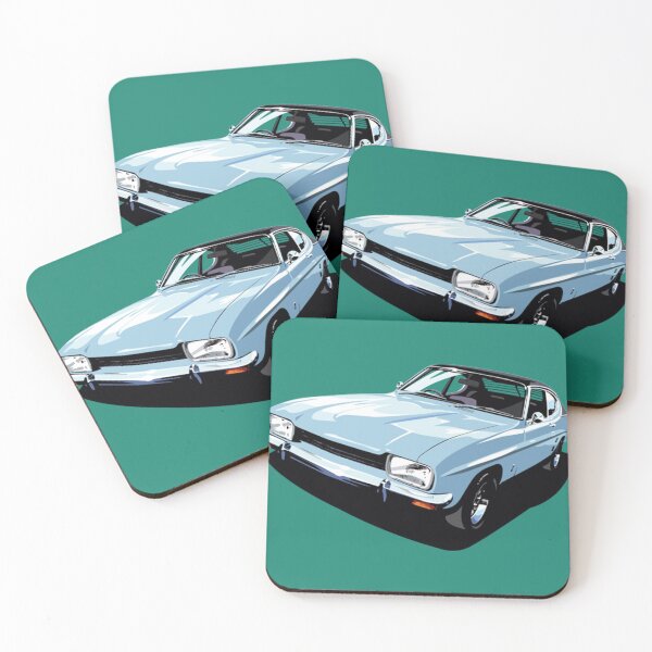 Item preview, Ford Capri British Ford Capri in blue designed and sold by 2020Printwork.