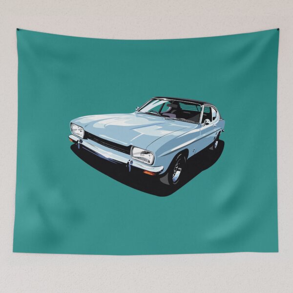 Item preview, Ford Capri British Ford Capri in blue designed and sold by 2020Printwork.