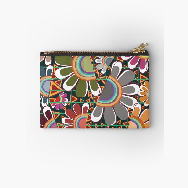 Item preview, clorful digital abstract flower patterns designed and sold by Delqabel.