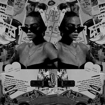 Black and White Aesthetic Collage Poster for Sale by shaynarez